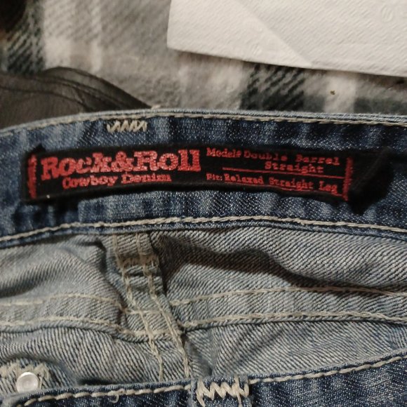 ROCK&ROLL COWBOY denim straight leg